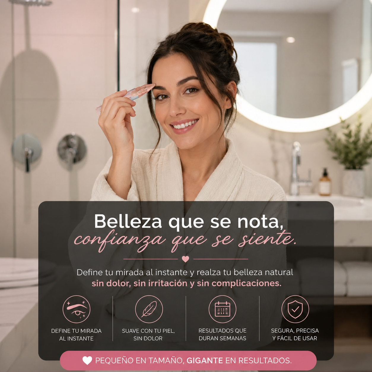 Depiladora facial de precisión indolora RECARGABLE